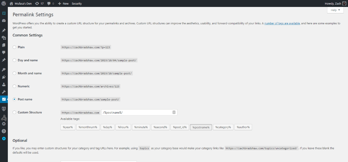 Htaccess is hidden for security reasons. WordPress Settings Guide | Steal All Our WP Settings (with Screenshots!)