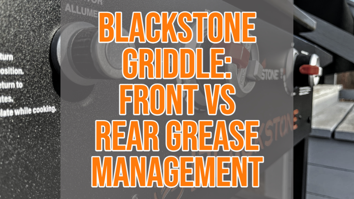 blackstone griddle grease pan