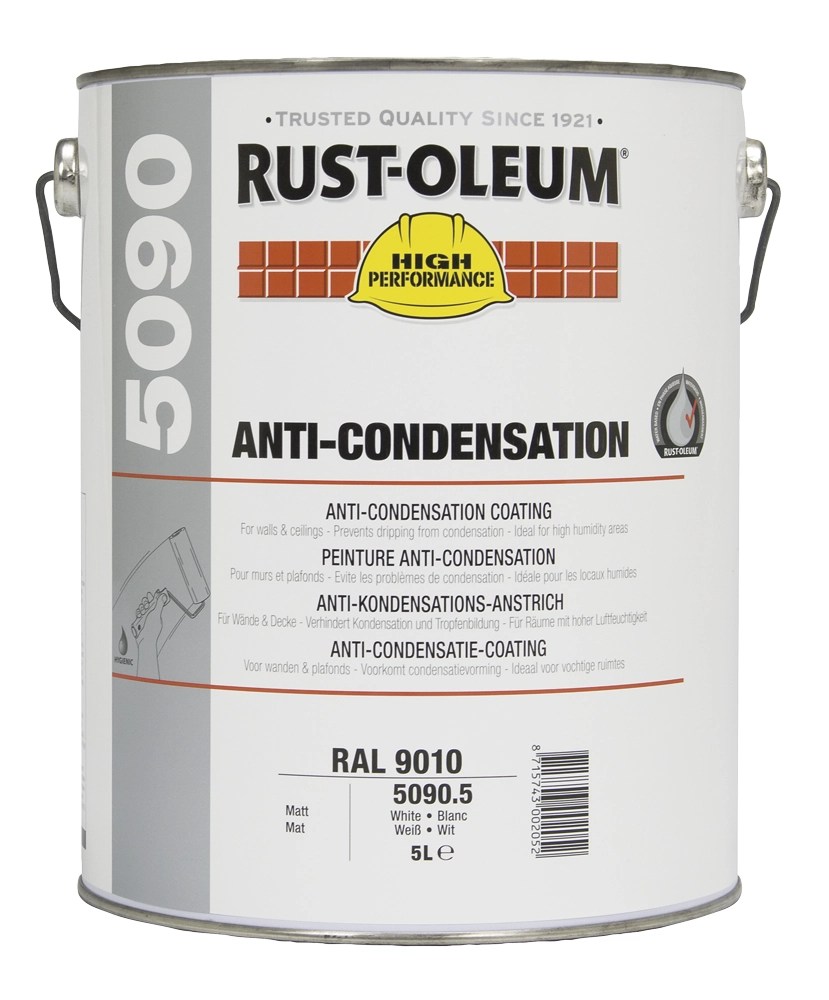 Peinture anti condensation anti moisissures 5 litres Rust Oléum | Mabéo  Direct