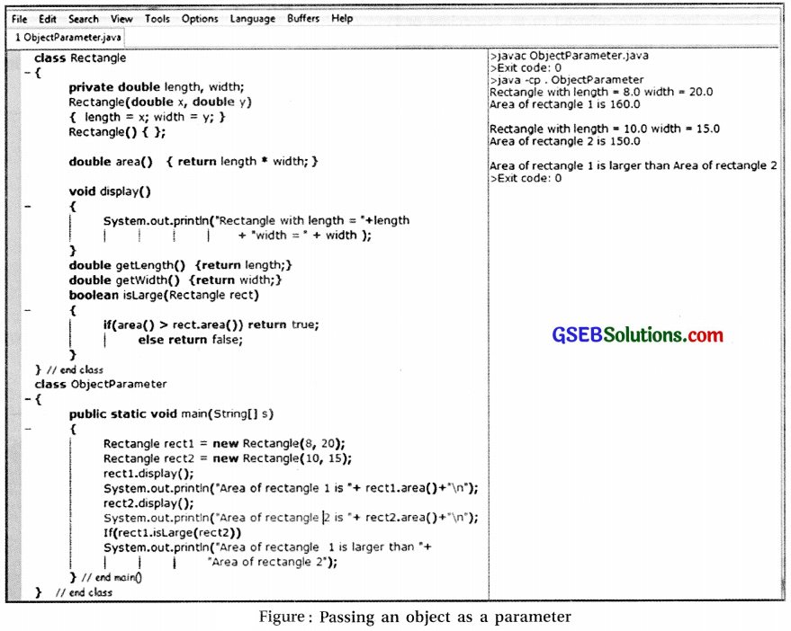 Computer Class 12 GSEB Solutions Chapter 8 Classes and Objects in Java 20