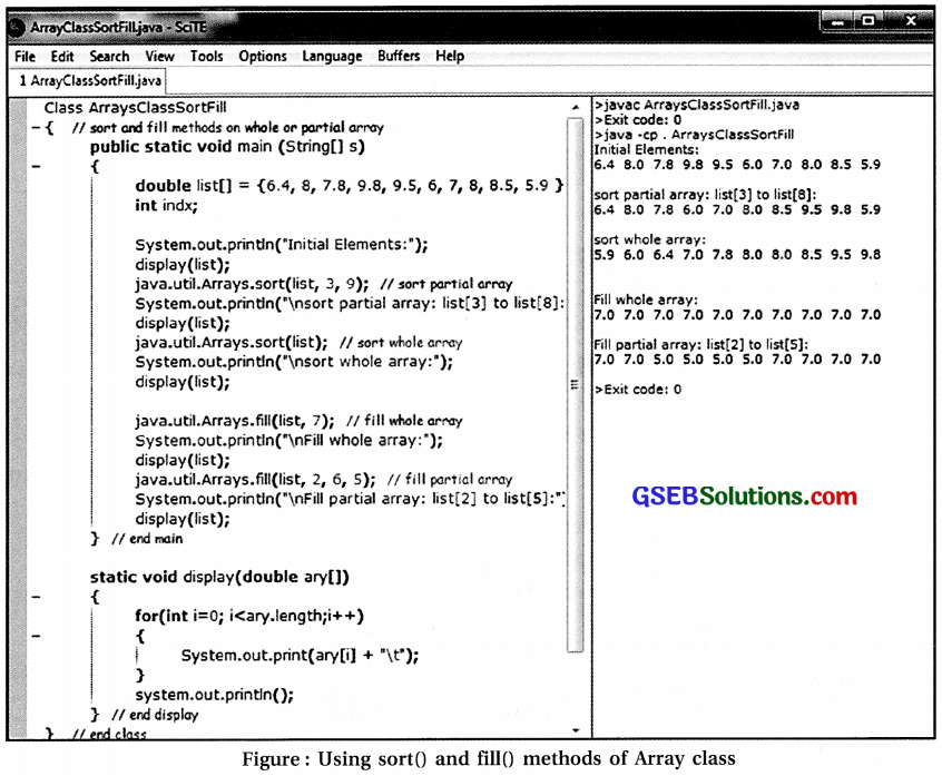 Computer Class 12 GSEB Solutions Chapter 9 Working with Array and String 6