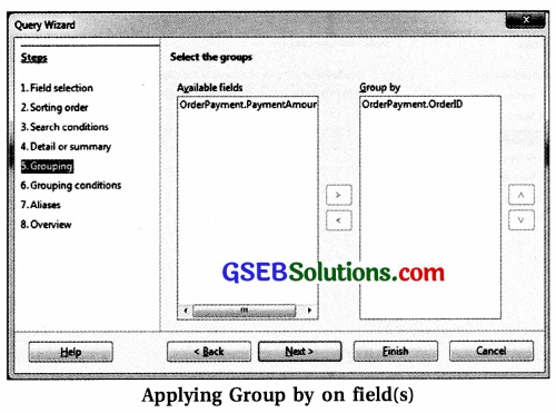 Computer Class 11 GSEB Solutions Chapter 11 Retrieving Data Using Queries 15