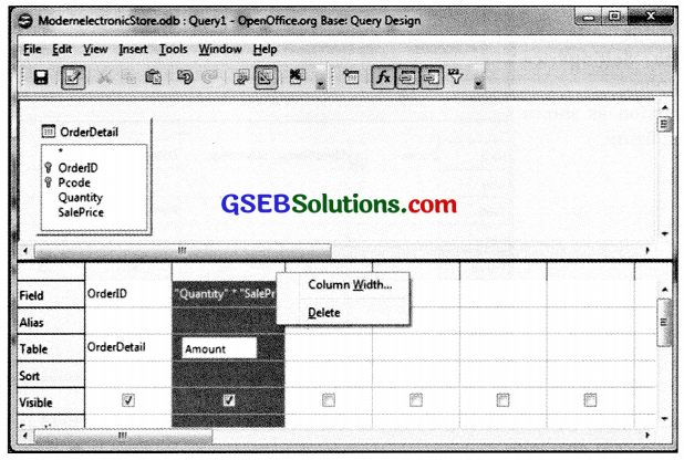Computer Class 11 GSEB Solutions Chapter 11 Retrieving Data Using Queries 2