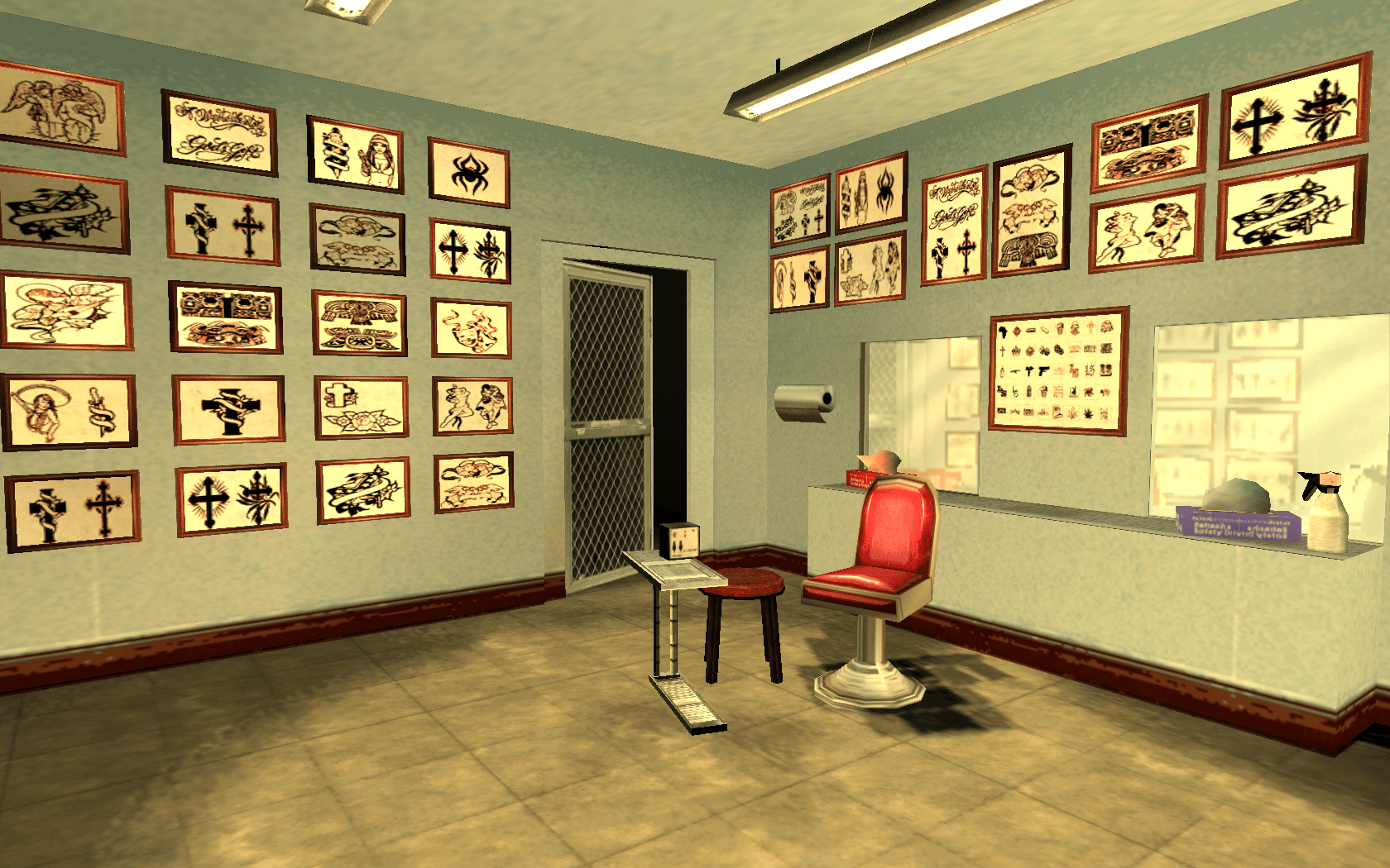 Tattoo Shop | Gta: Underground - Combining The 3D Era 1050_x_1680_png