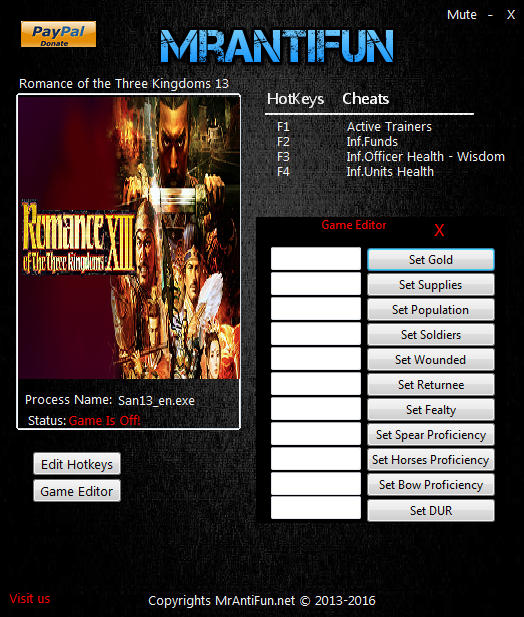 Mit diesem konzept für romance of the three kingdoms 13 wurde ein erlebnis kreiert, das die spieler noch. Romance of the Three Kingdoms 13: Trainer +14 v1.06