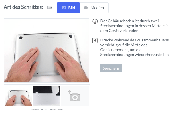 Zusammenfassung geschrieben wird, erklärt die folgende anleitung schritt für schritt:. Erstellen Einer Reparaturanleitung Ifixit