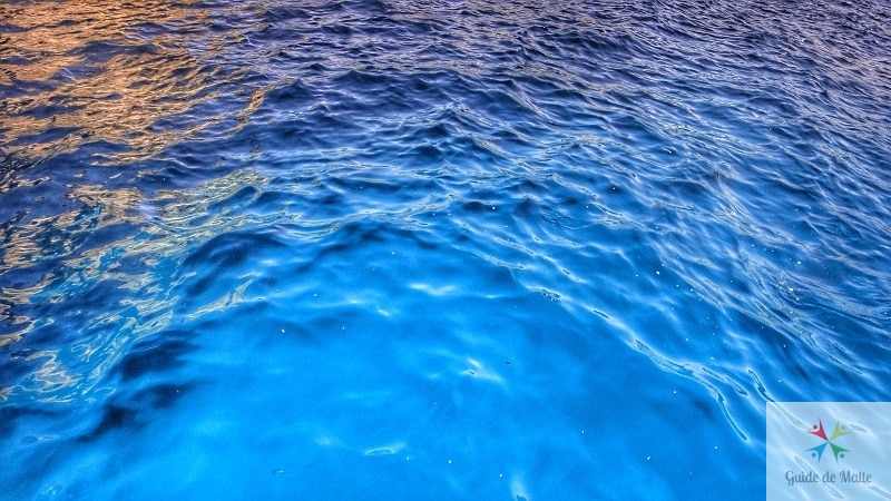  eau bleu  comino Guide de Malte