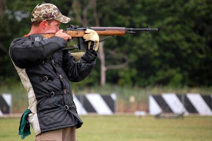 M1a precision springfield rifle ammo yards M1a standard vs loaded accuracy
