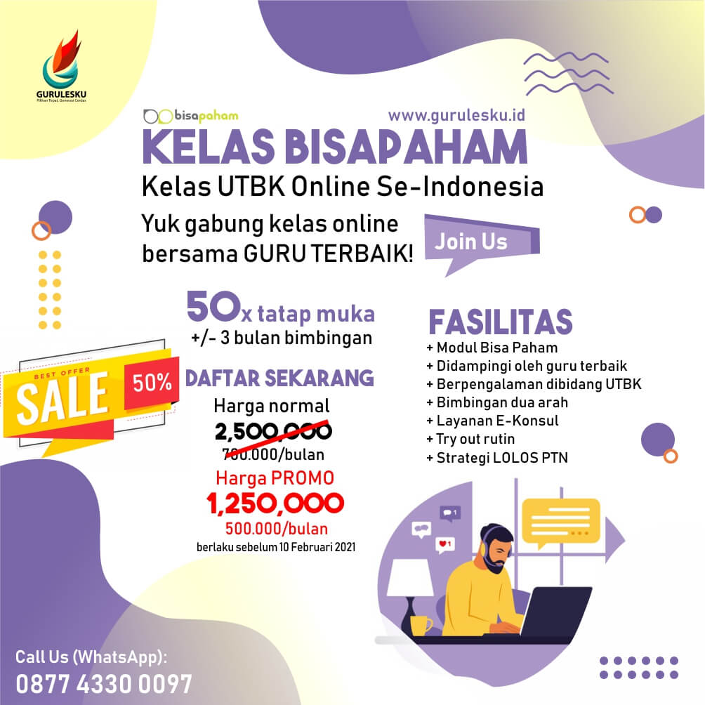 Bimbel UTBK Semarang Online — Gurulesku ID 🎓