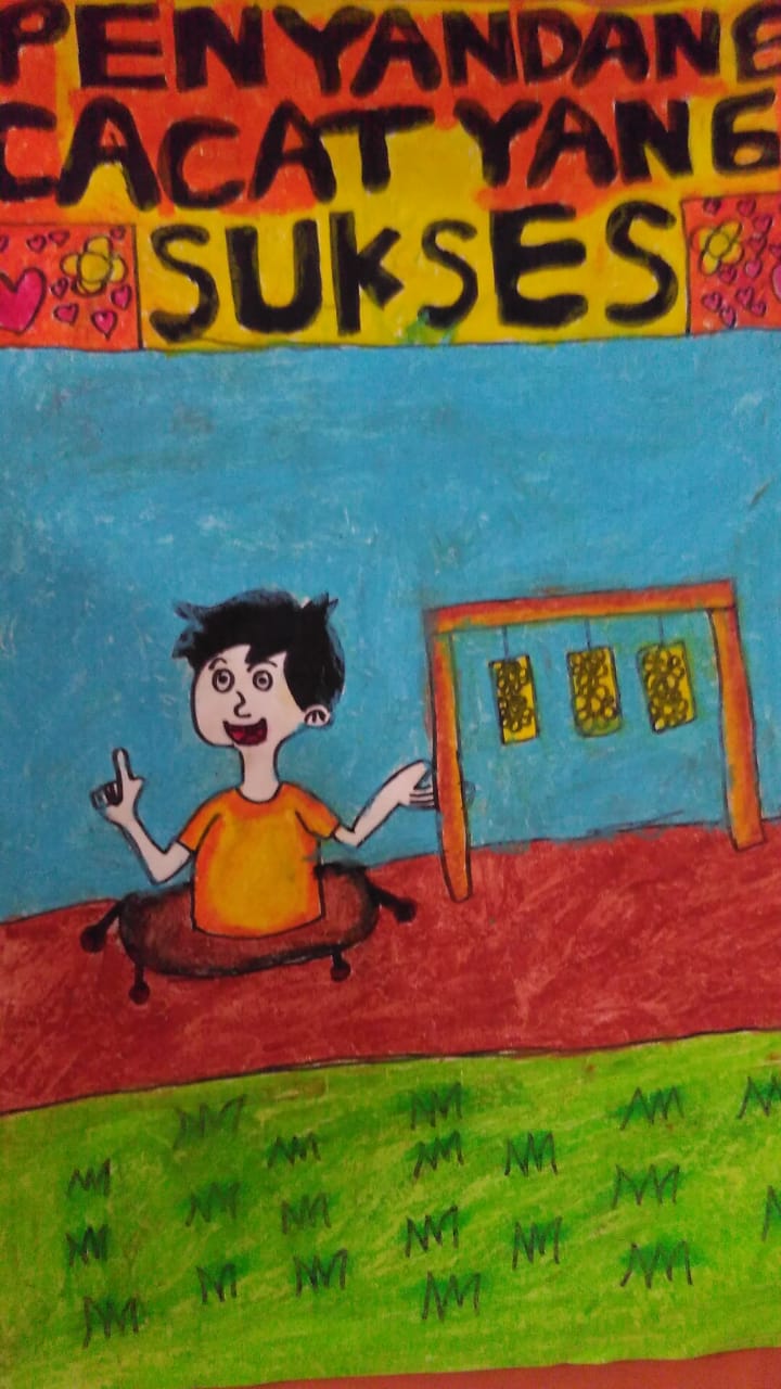 Berkreasi Membuat Cover Buku dari Cerita Penyandang Cacat yang Sukses -  Gurune.net