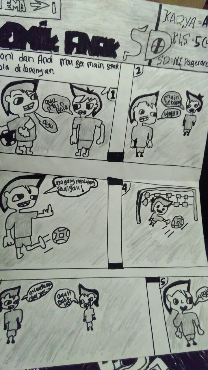 Membuat Komik Tugas Kelas V - Tema 1 Sub Tema 3 Pembelajaran Ke 2 -  Gurune.net