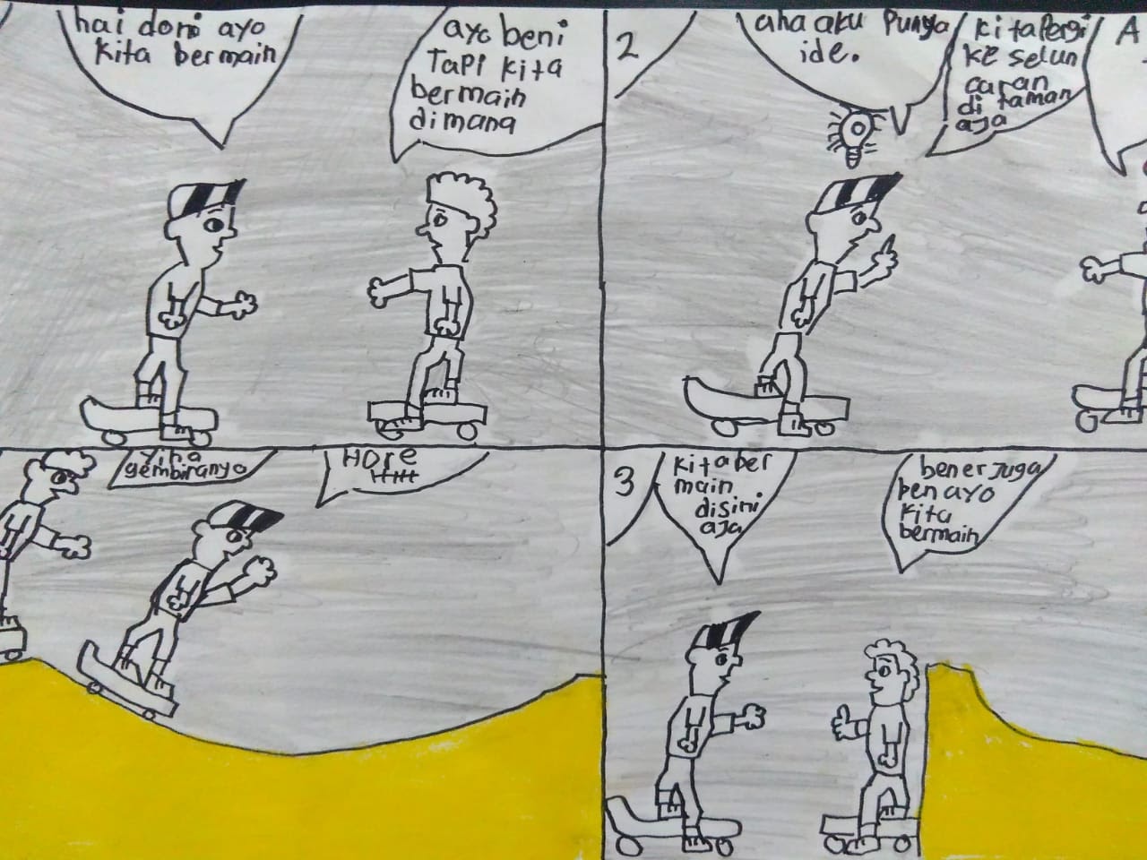 Kunci jawaban tema 2 kelas 5 sd mi halaman 114. Contoh Komik Yang Menarik Karya Anak Kelas 5 Sd Gurune Net