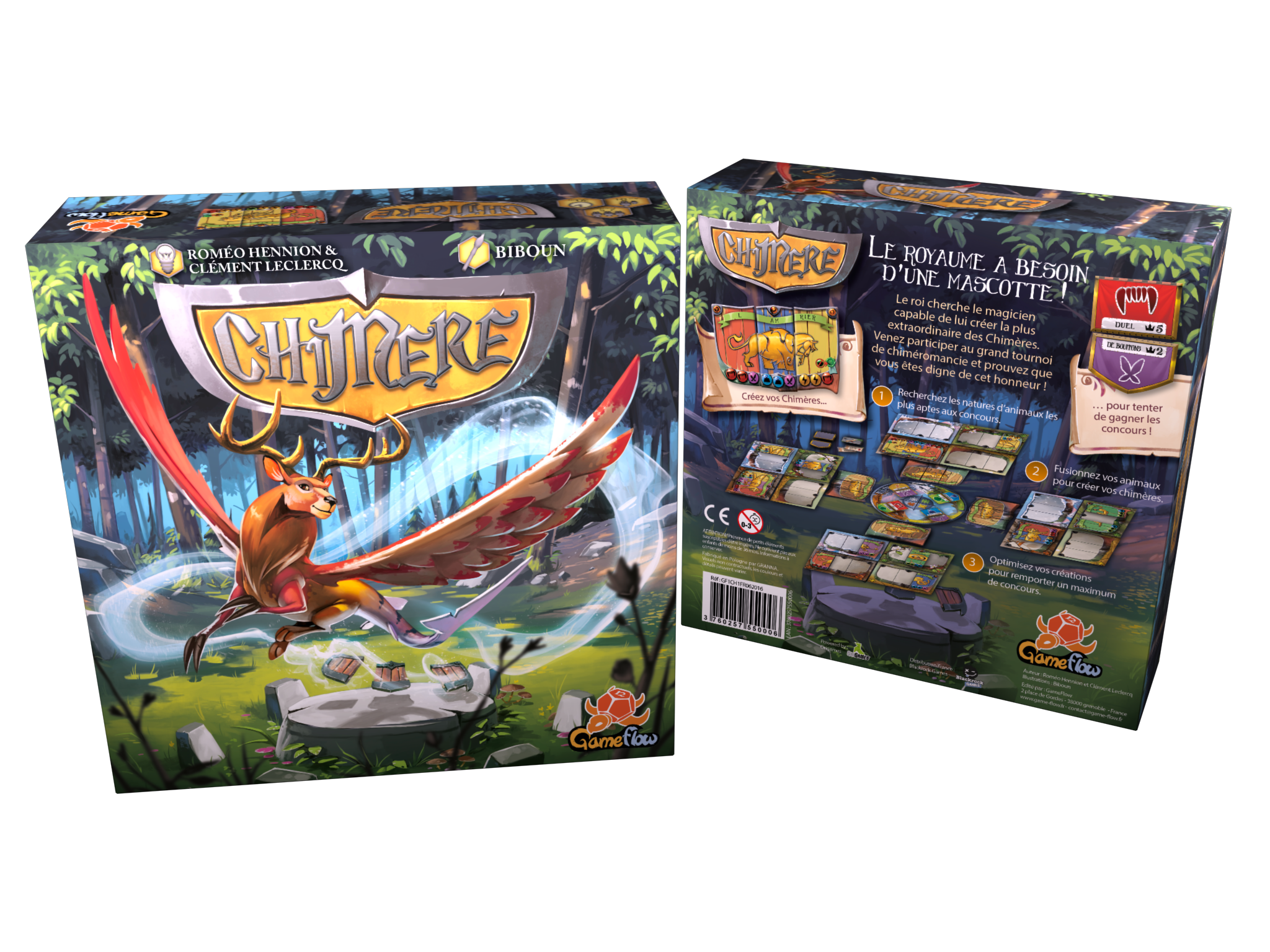 Jeu De Stratégie Chimère (Game Flow) - Hennion / Leclercq - Complet - Occasion