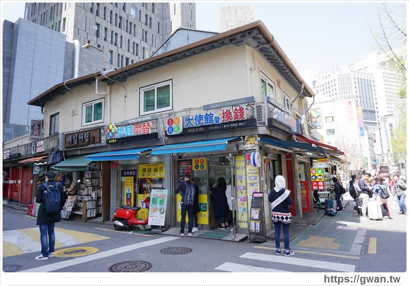 [韓國旅遊●換錢所] 大使館民間換錢所 -- 交通方便、匯率好 | 大家都推薦的明洞換錢所