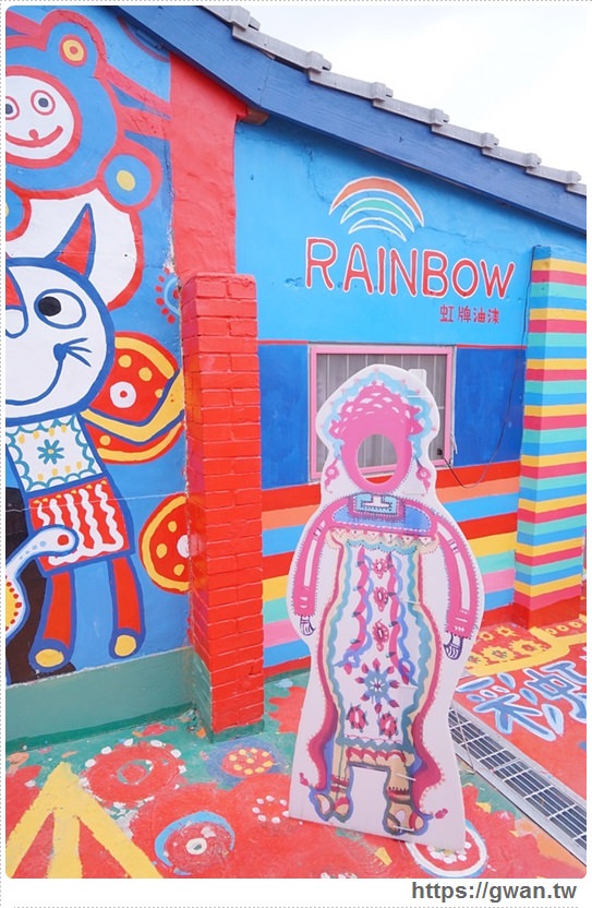 [台中景點●南屯區] 彩虹眷村，外國遊客最愛的療癒系彩繪藝術村