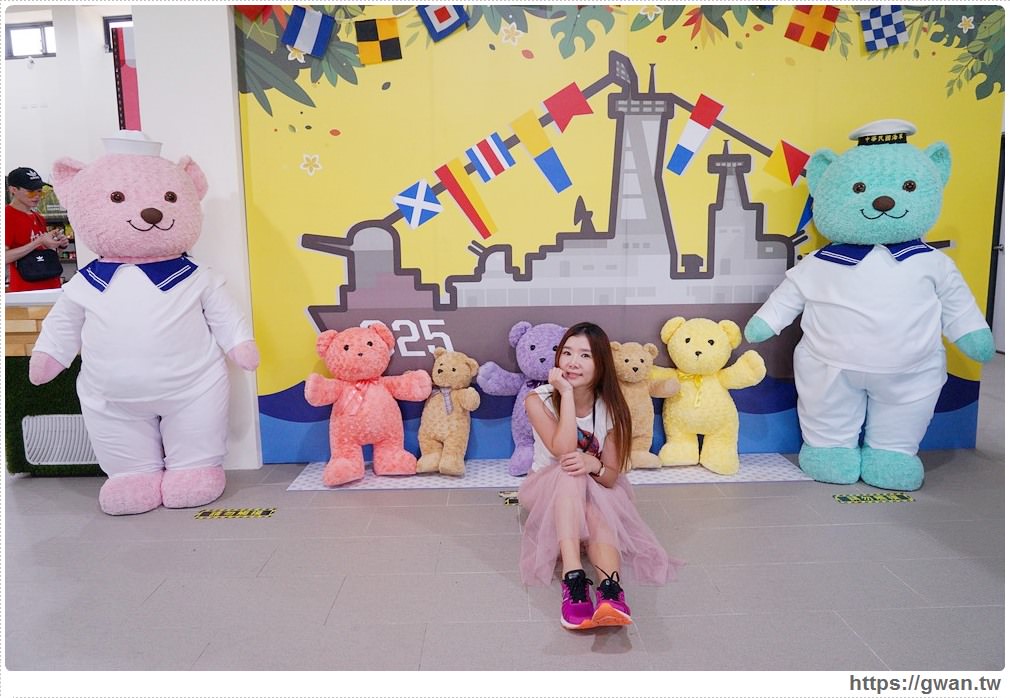 台南暑假新景點～超萌泰迪熊登上德陽軍艦，期間限定遇艦泰迪熊特展等你來拍！！