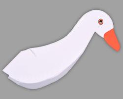 Gänse Basteln Vorlage : Eine Susse Gans Basteln Basteln Gestalten