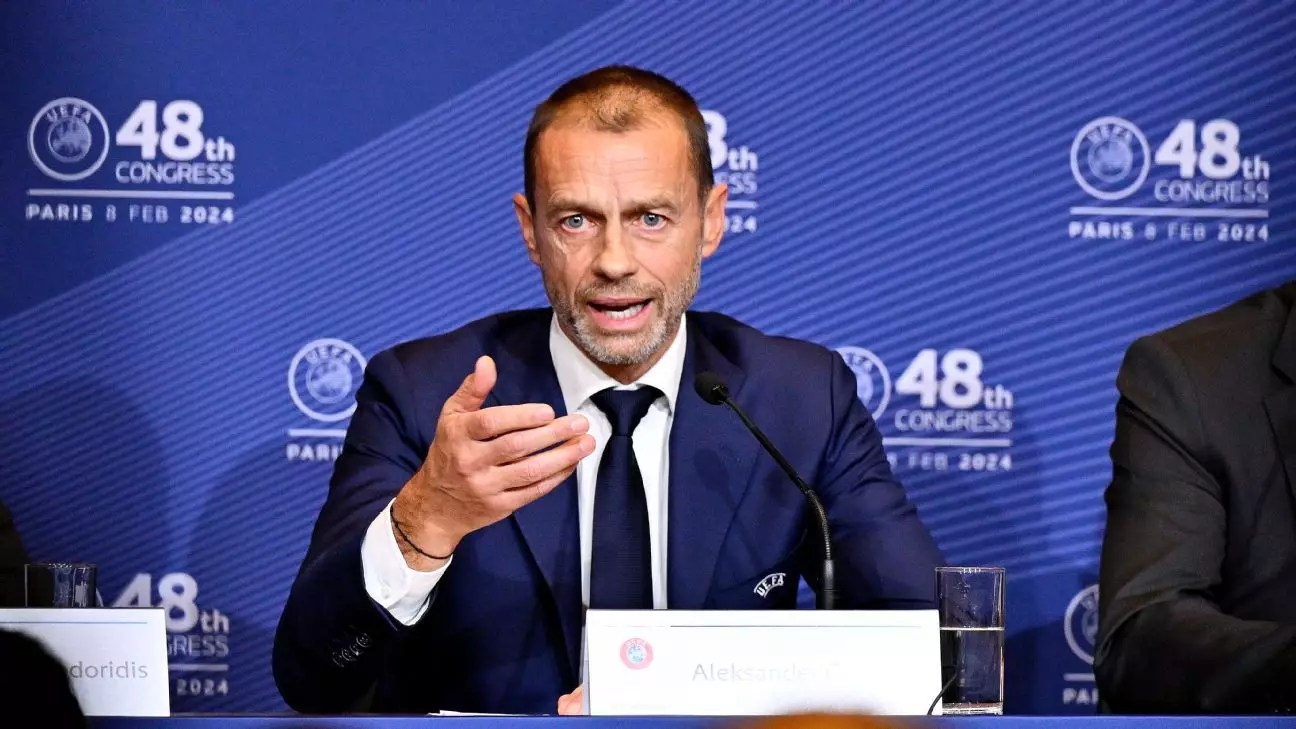 The Departure of UEFA President Aleksander Ceferin