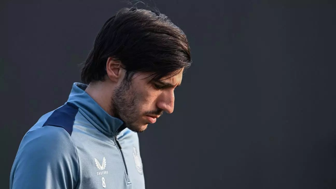 Newcastle Midfielder Sandro Tonali Receives Suspended Ban for Betting Violation