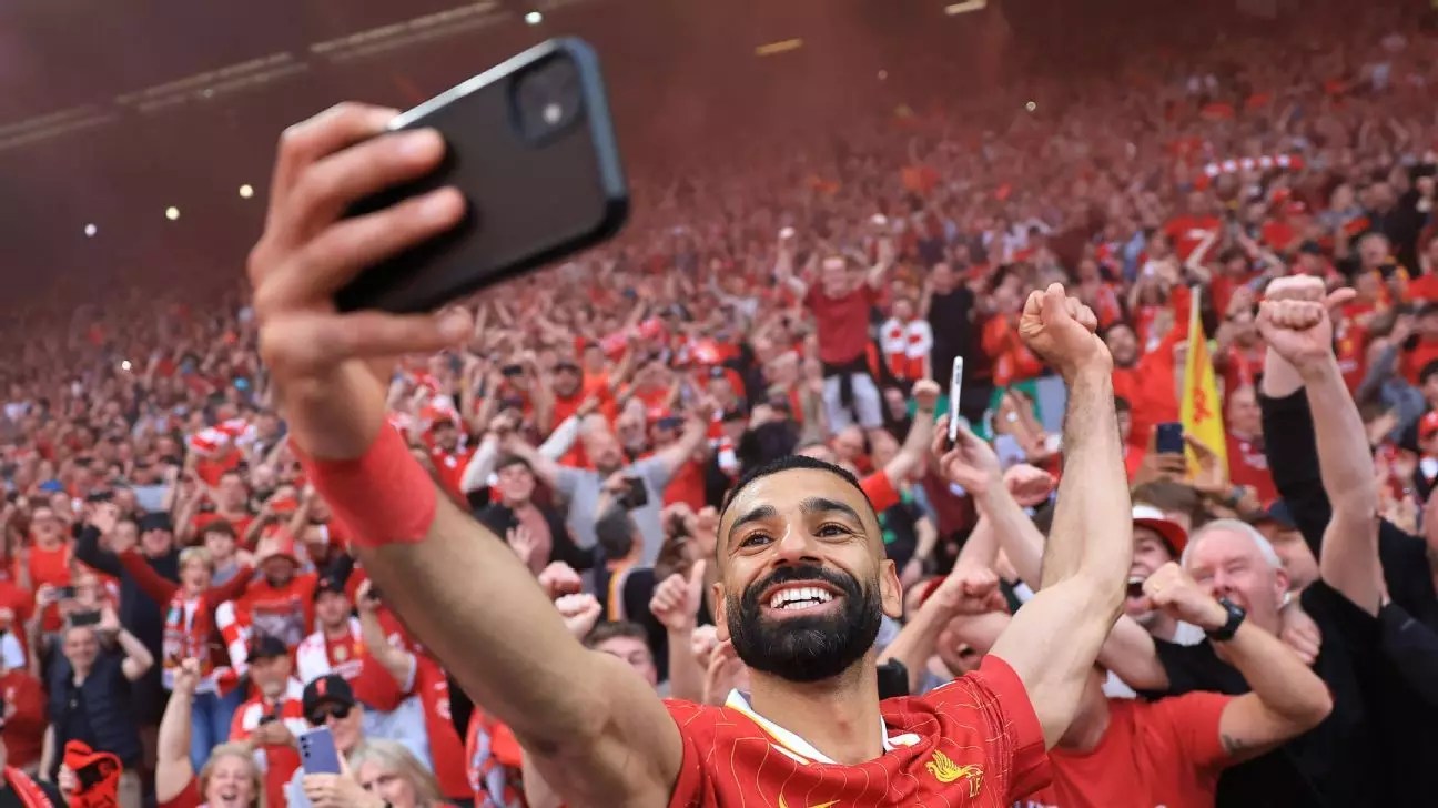 Celebration Unleashed: Salah’s Triumph Embodies the Power of Fans