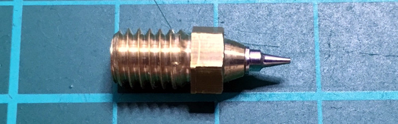 In this test you can even get a similar effect by . High Detail 3d Printing With An Airbrush Nozzle Hackaday