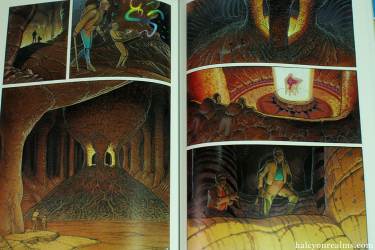 Le Monde d'Edena Moebius Graphic Novel Book Review Halcyon Realms Art Book Reviews Anime