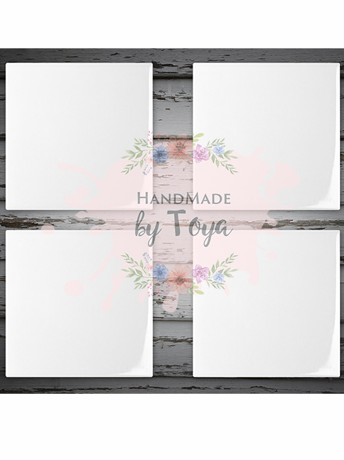Westerstraat 187, 1015 ma amsterdam, the netherlands. Square Tile Coaster Mockup Handmade By Toya