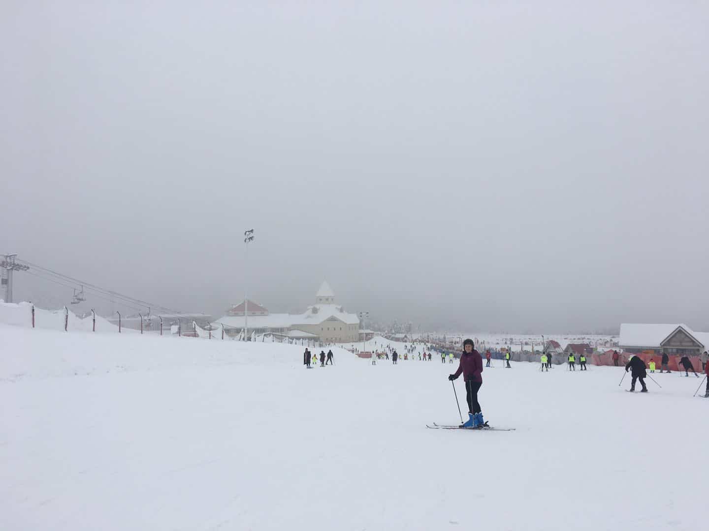 woman on xiling snow mountain