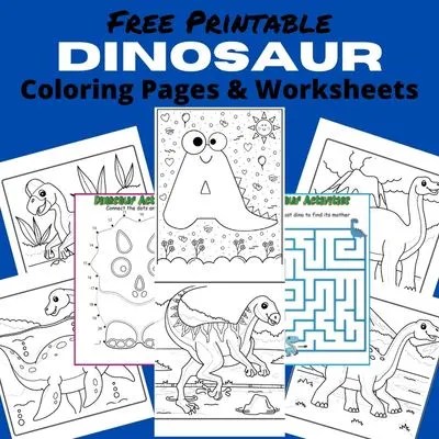 cute free printable dinosaur coloring pages worksheets happy mom hacks