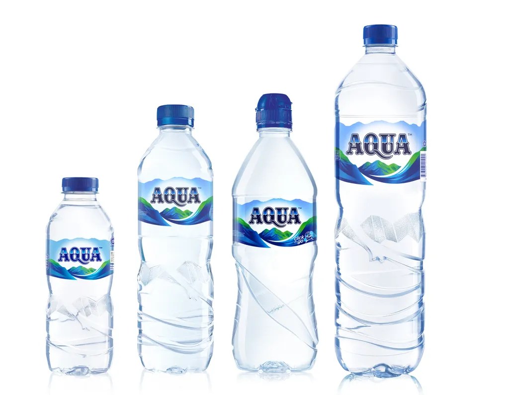 Aqua botol 600ml (sumber: sehataqua.co.id)