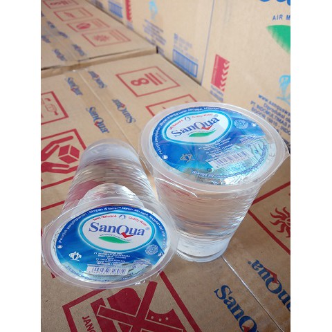 SanQua kemasan gelas (sumber: tokopedia)