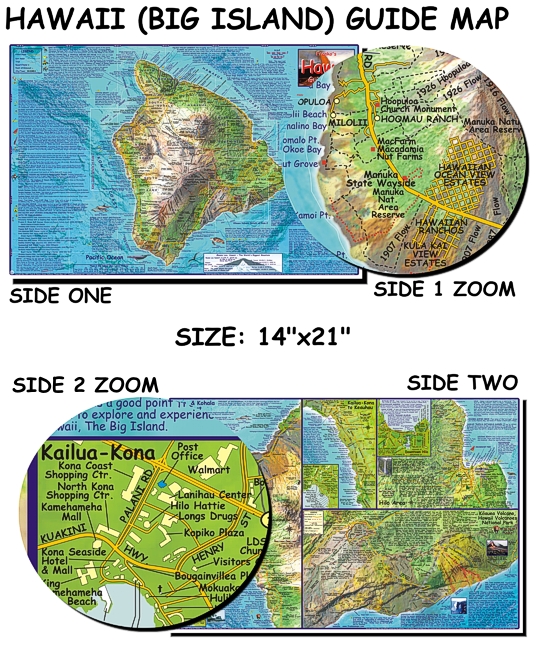 The map legend is sometimes called the map key. Franko S Hawai I Big Island Guide Map