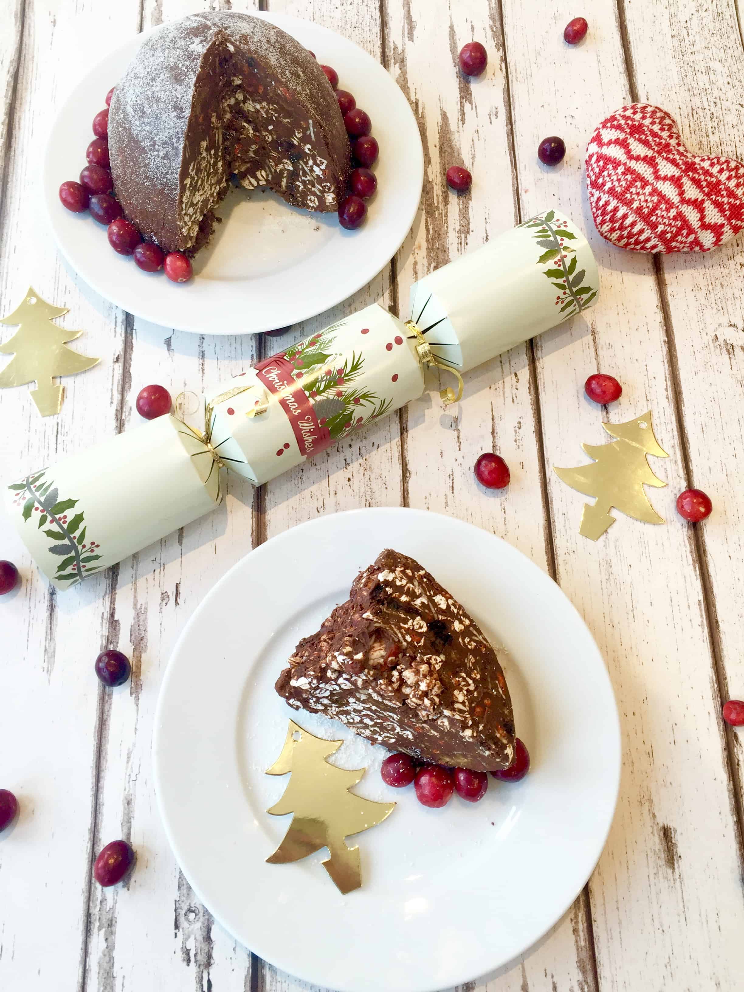 Christmas Rocky Road Pudding Recipe | Hedi Hearts