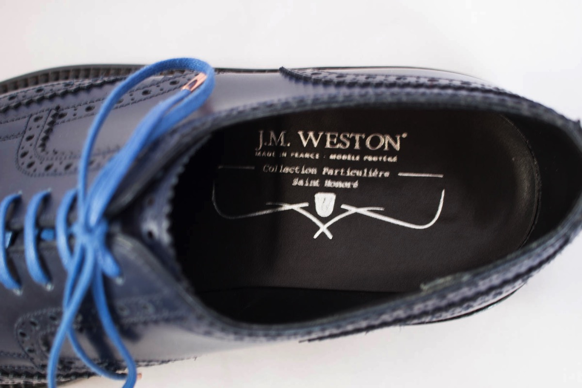 J.M.WESTON 588 ネイビー6/E ツリー付 jmウエストン 【公式通販】