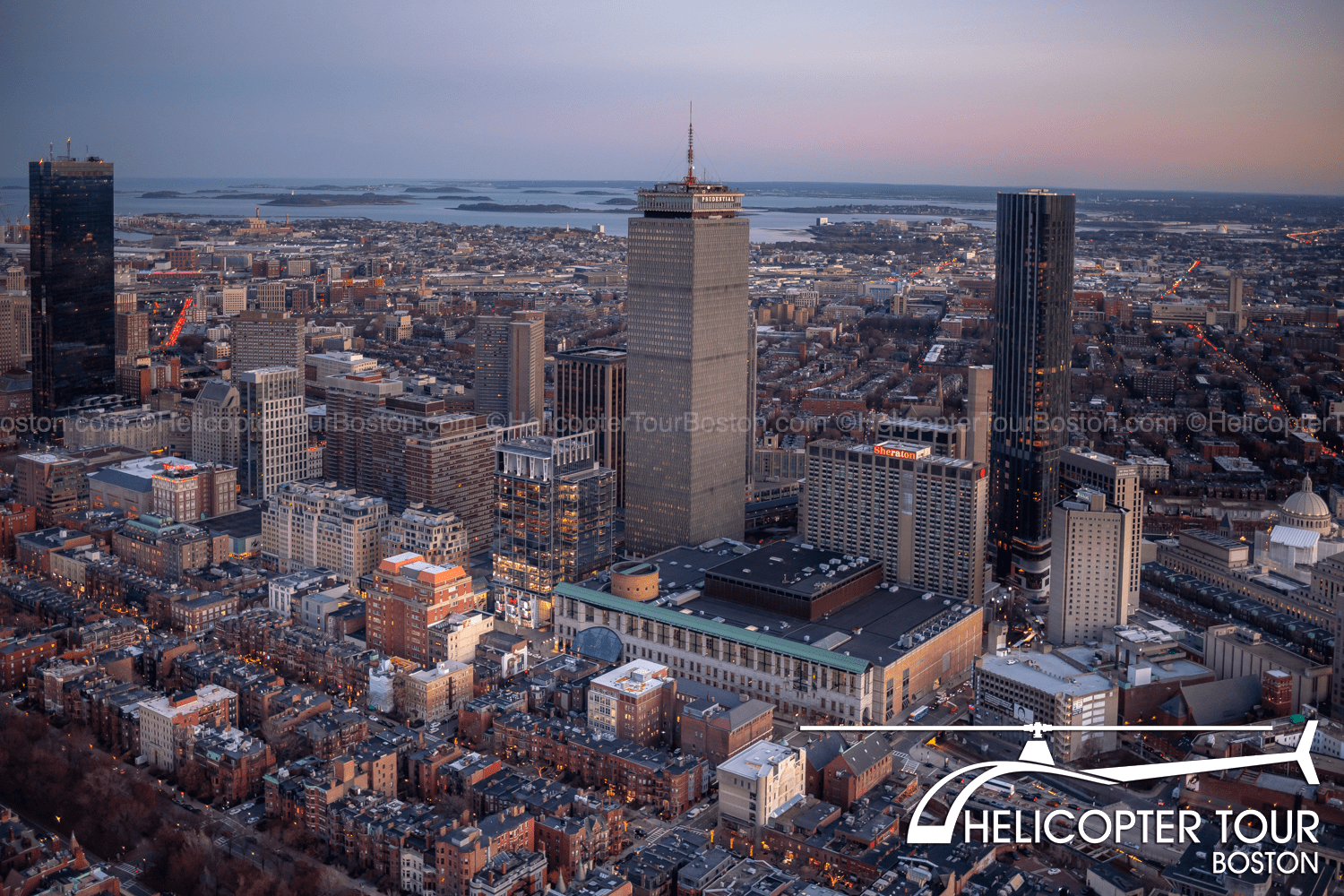 Certain adjectives have always been associated with boston: Sunset Tour Helicopter Tour Boston See Boston Without Traffic