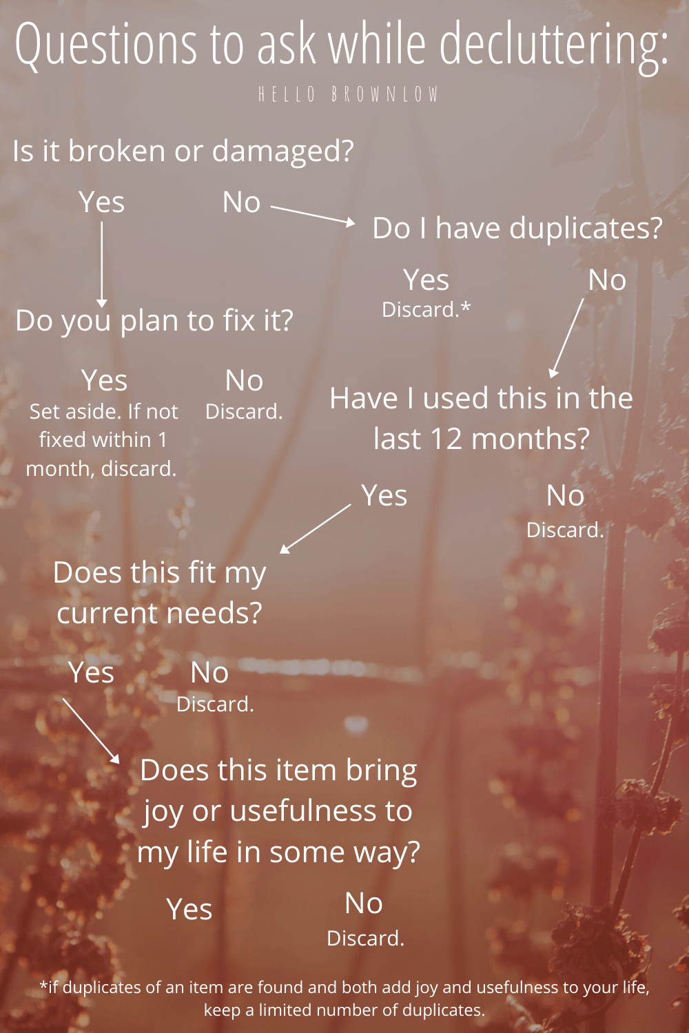 The Ultimate Decluttering Guide
Questions to Ask Yourself While Decluttering