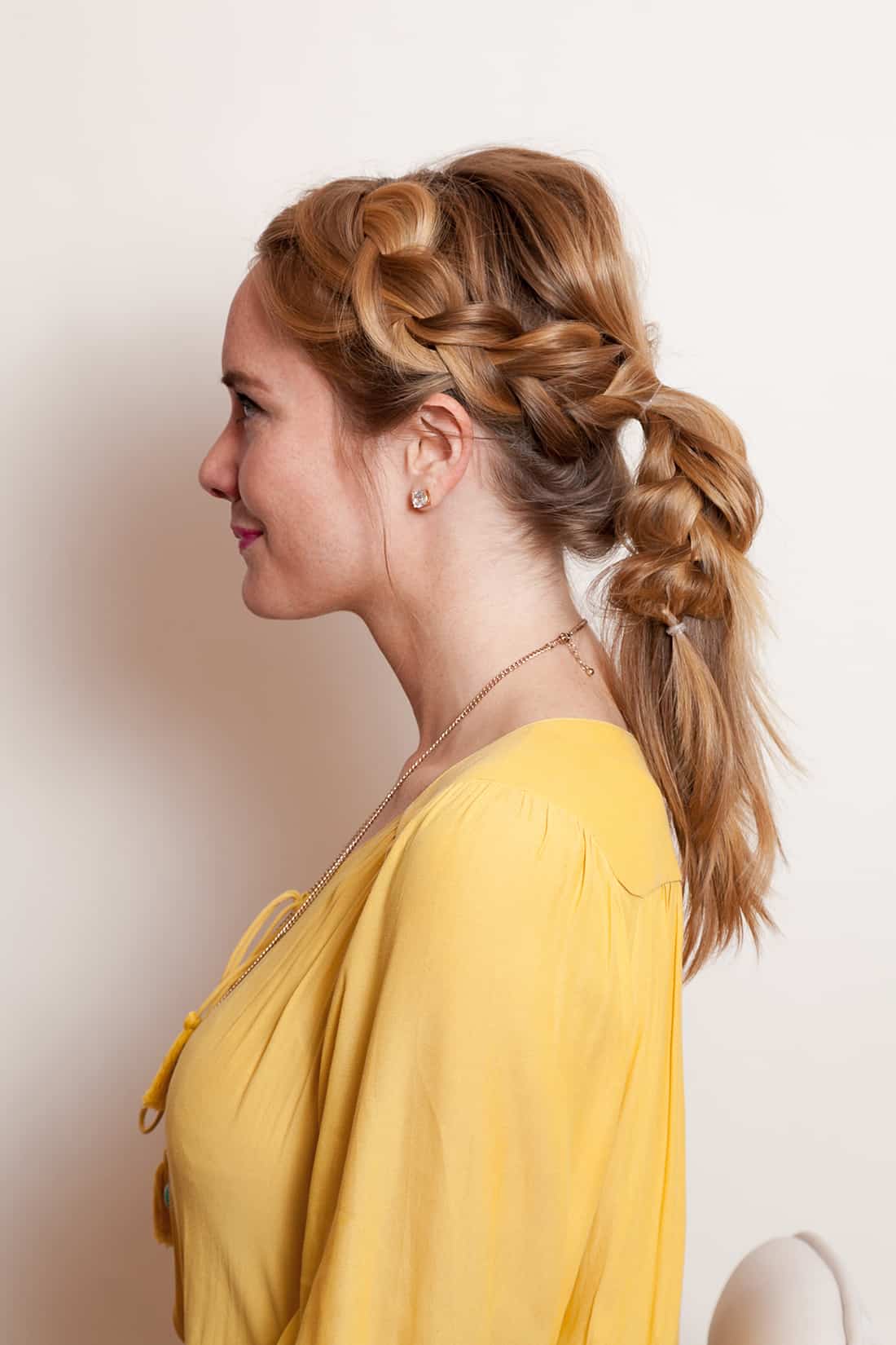 To make it more captivating taper the sides and the back. 11 Braided Ponytail Tutorials Perfect for Fall | Hello Glow