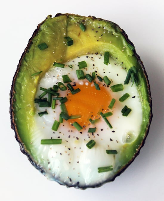 avocado baked eggs