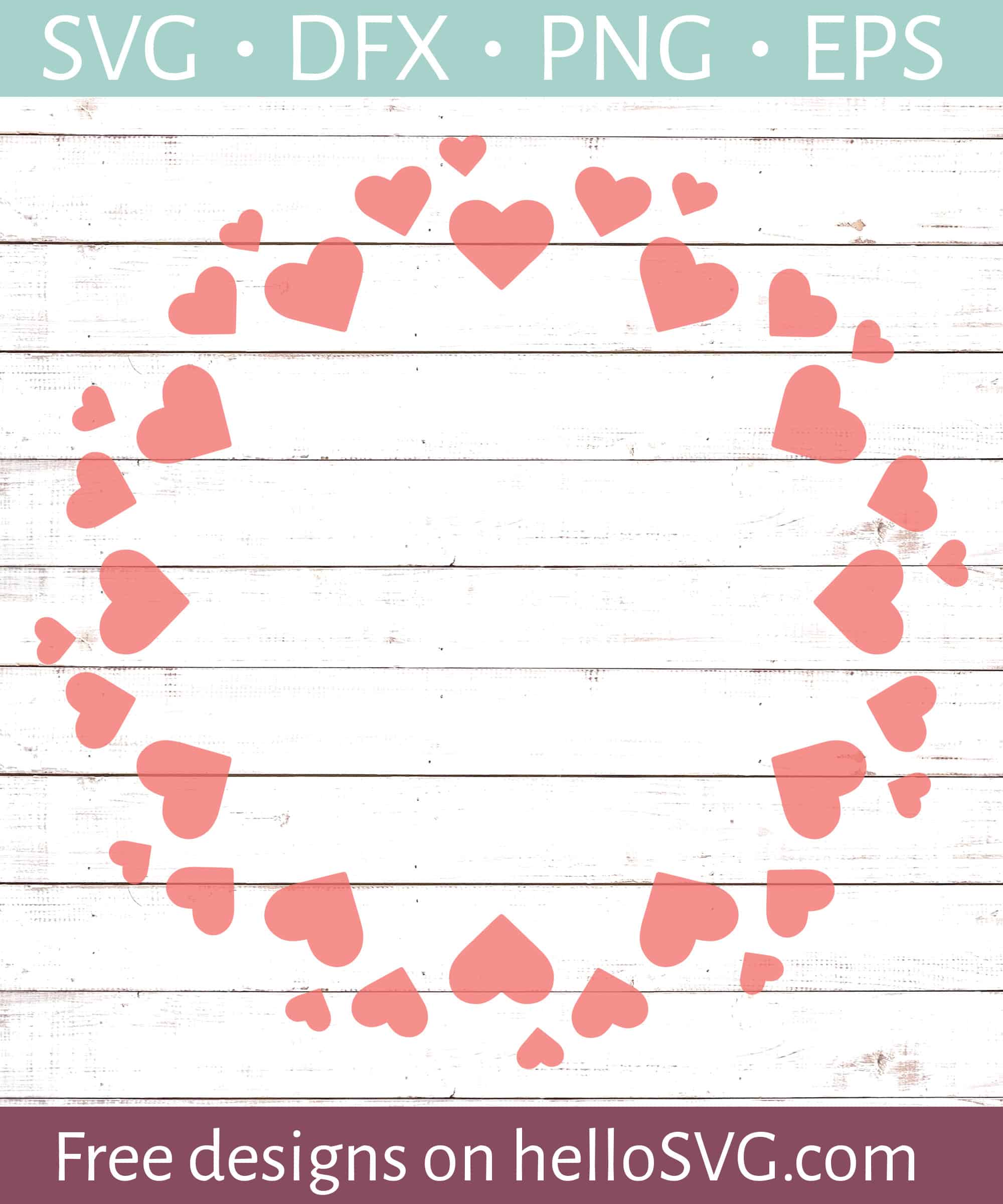 This tool is easy to use: Circle Monogram Frame 9 With Hearts Svg Free Svg Files Hellosvg Com