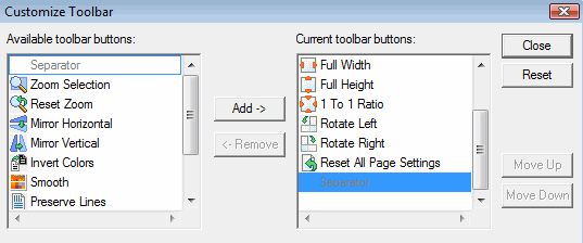 Modify the Rebar, Toolbar & Tools