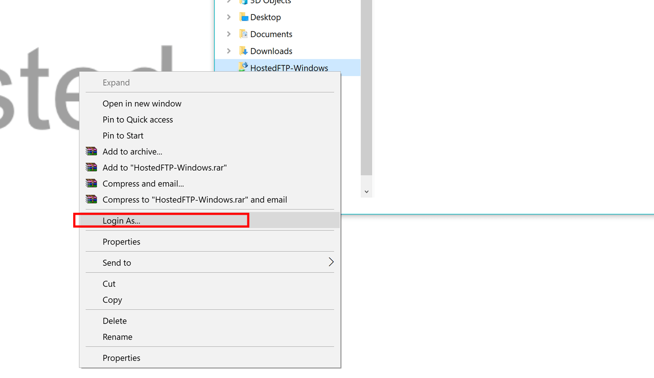 Add Network Location Windows 10/8/7 HostedFTP Help