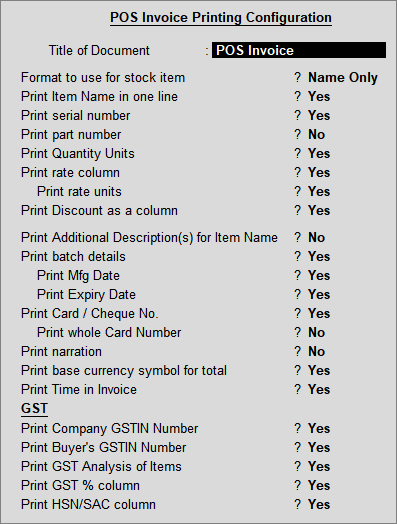 It serves as proof of residency and identification. Pos Invoice Printing Configuration