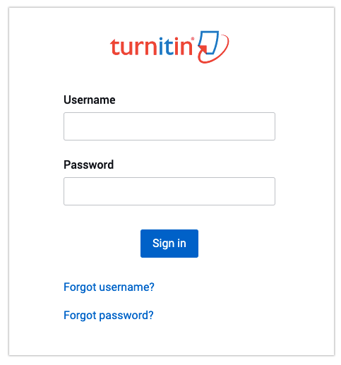 Go to www.turnitin.com and click on the create account link next to the log in button · 2. Logga In
