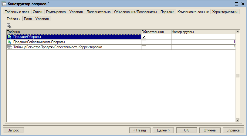 Каким объектом представлен конструктор схемы компоновки данных