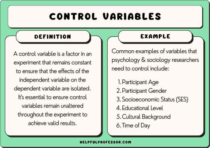 25 Control Variables Examples (2025) 25 Control Variables Examples (2025)