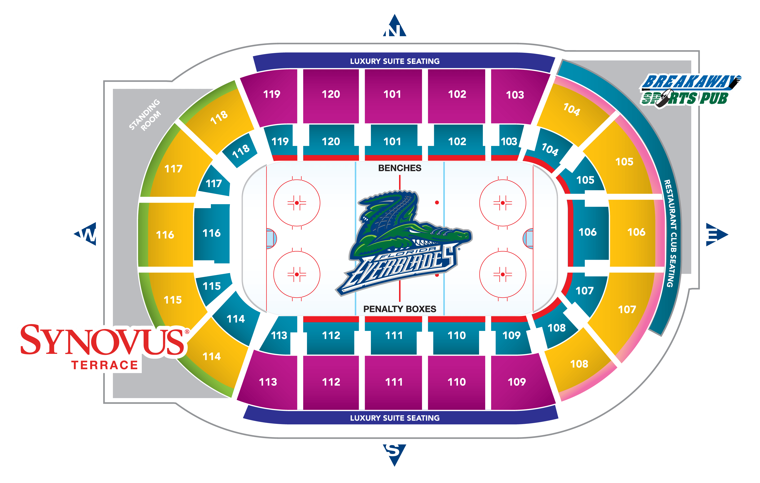 Seating Chart Hertz Arena