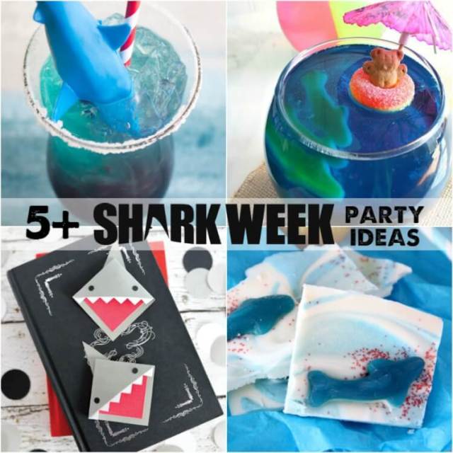 Shark Week Corner Shark Bookmark Hey, Let's Make Stuff