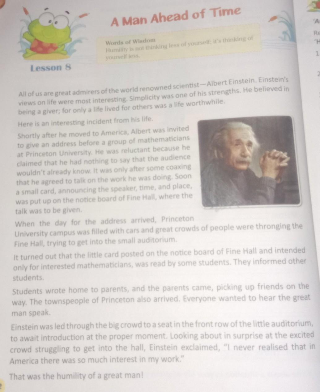 class 5 moral science chapter 8find the questions and answers brainly in