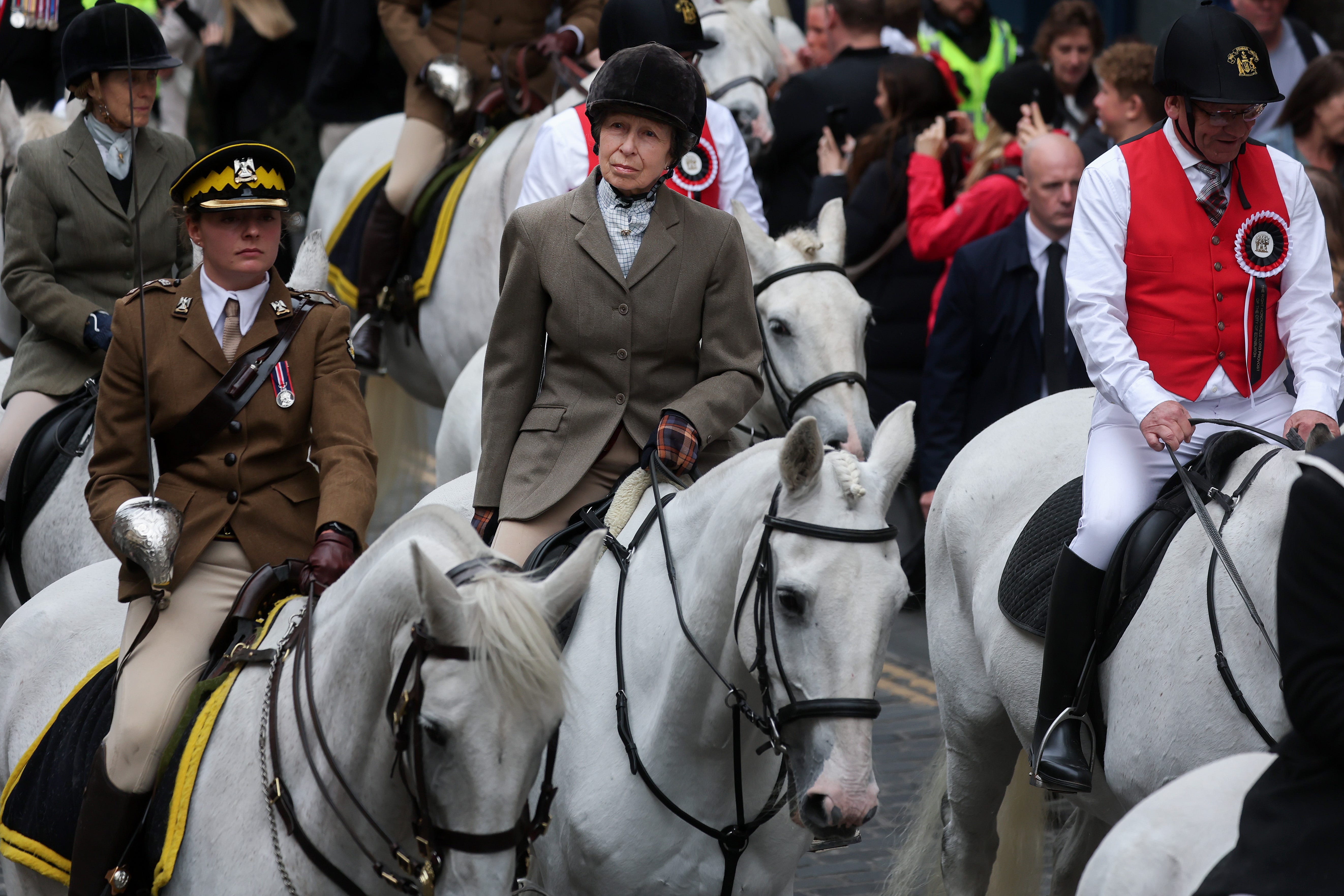 Princess Anne Joins Historic Edinburgh Riding of the Marches After Recovery from Head Injury