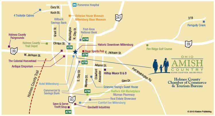 We offer a variety of unique berlin, ohio lodging options. Ohio Amish Country Map | Berlin | Walnut Creek | Millersburg